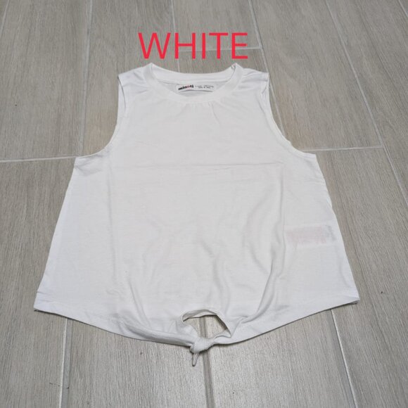 Minoti Other - Minoti Summer Casual Tie sleeveless tank top White - Sizes 12 M to 12 yrs NWOT